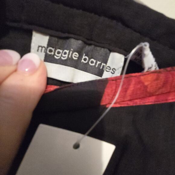 Vtg 90s Y2K Dark Floral Skirt NWT Women Plus 3X Black Red Whimsigoth Grunge Goth - Picture 13 of 15